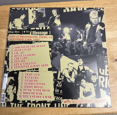 Live in Leeds The Exploited RSD 2016 limited to 300 vinyl sealed