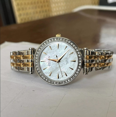 Citizen Womens Watch ER0216-67D Quartz White Mother of Pearl Dial Two Tone Steel Citizen Women main image 3