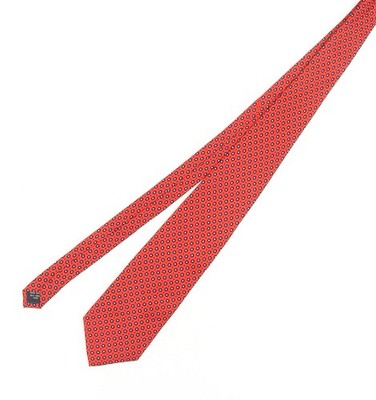 Herrenkrawatte Bijoux Terner rot geometrisch 100