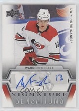 2019-20 Upper Deck Signature Sensations Warren Foegele #SS-WF Auto 1pc9