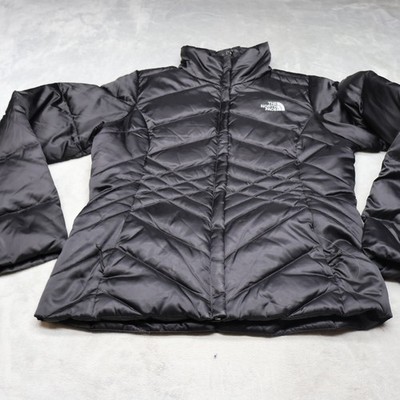 North Face Down Jacket Womens Small? Black Aconcagua Insulated Quilted Puffer