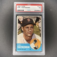 Carl Yastrzemski 1963 Topps #115 PSA 7