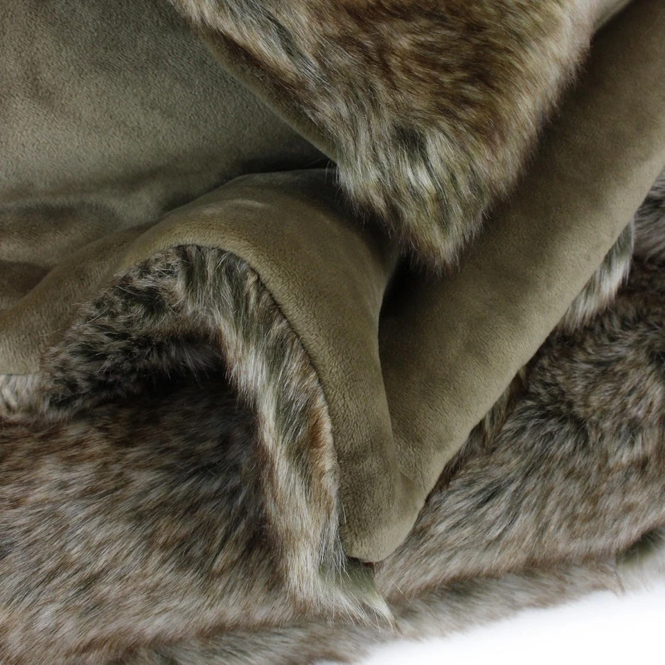 - Coperta, Effetto Pelliccia, Design Orso Bruno, Microfibra, 150 X 200 Cm - Orso - Immagine 4 di 4