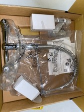 Kingston GS1241AL Heritage Wall-Mount Faucet with Pull-Down Sprayer, Chrome