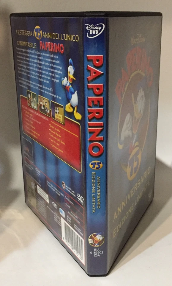 Paperino 75 DVD 75° Anniversario Edizione Limitata Walt Disney Come Foto - Immagine 4 di 4
