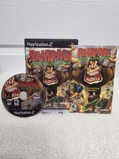 Rampage: Total Destruction (PlayStation 2 PS2 2006) CIB w/ Manual Tested