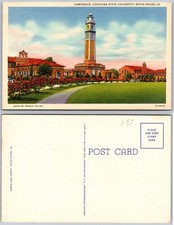 Louisiana State University Campanile Baton Rouge LA Postcard