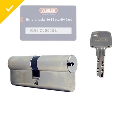 ABUS EC 660 Nachbestellung Profilzylinder nach Code inklusive 1 Schlüssel