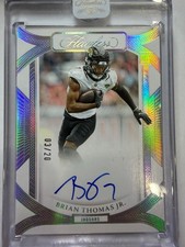 2024 Panini Flawless Brian Thomas Jr. Rookie Frame Signatures Silver Auto #3/20