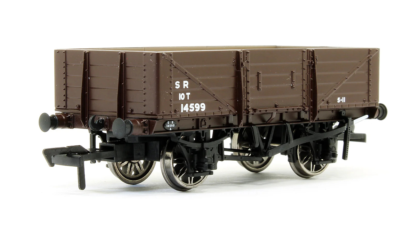 Rapido Trains UK 906015 SECR 1349 5 Plank Open Wagon - SR Brown (post-1936) #145