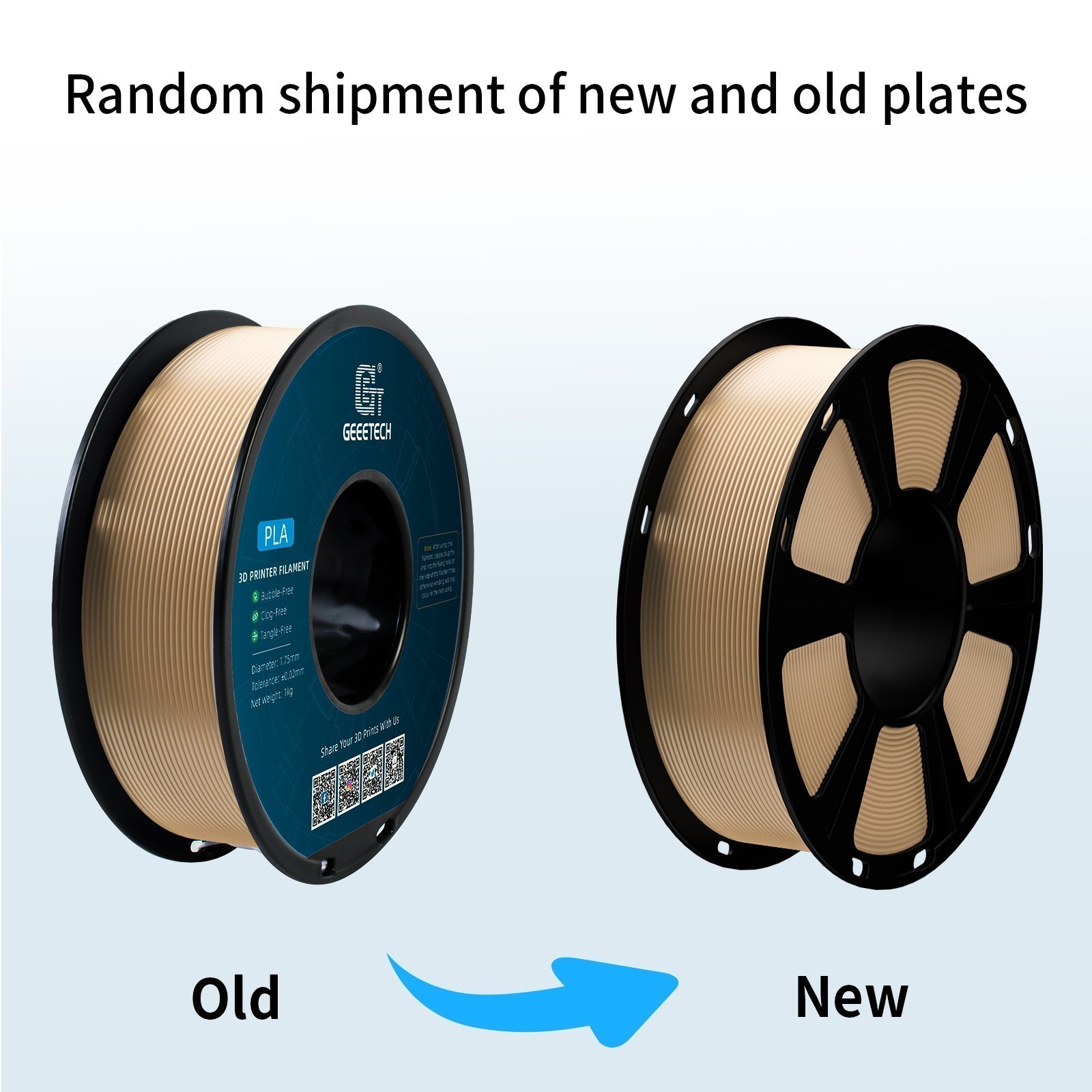 Filamento Geeetech PLA/PETG/Seta/TPU 1,75mm 1KG foto 6
