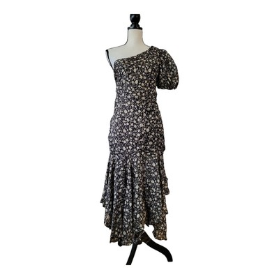 ASTR the Label Santorini Floral One Shoulder Midi Dress NWT Size M | eBay