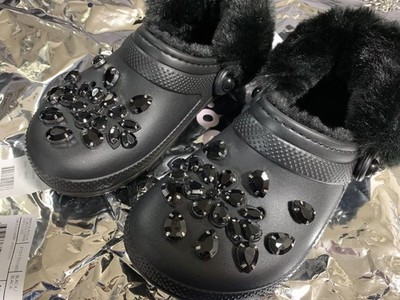 Simone Rocha Crocs Classic Lined Clog Black Size 22 Used | eBay