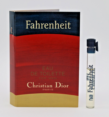 VINTAGE Christian Dior Fahrenheit EDT 1.5 ml / .05 oz Authentic
