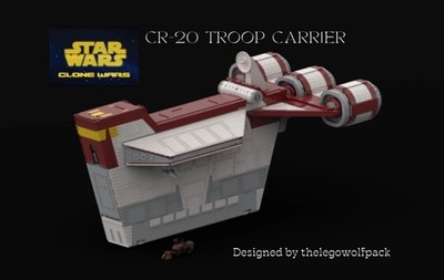Star Wars UCS CR-20 Truppenträger Mocs Bausteine Set Steine Minifiguren Spielzeug