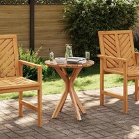 Beistelltisch Braun 70 X 70 X 75 Cm Massivholz Teak