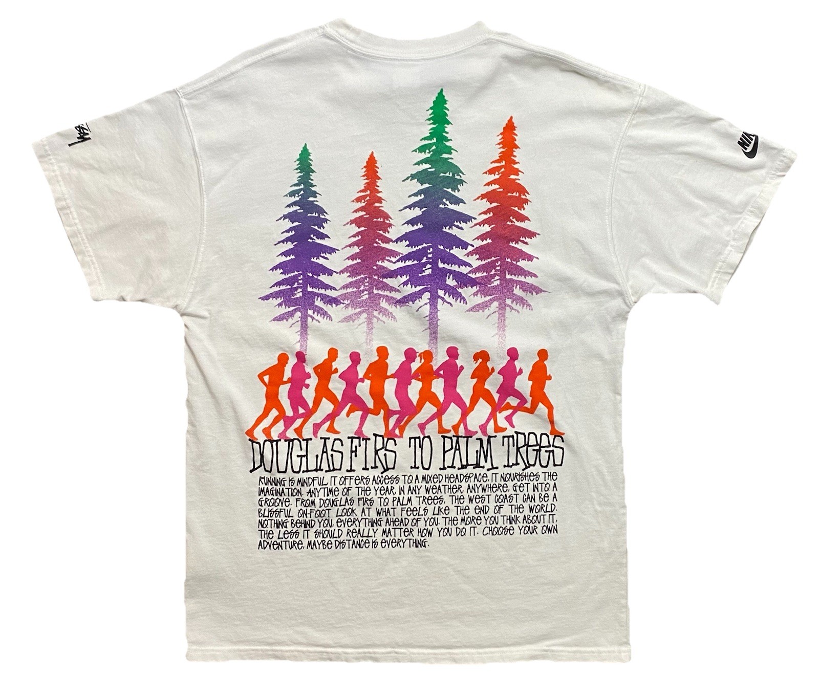Nike x Stussy Douglas Firs To Palm Trees T-Shirt.  CU9258-100 Men’s Size Medium thumbnail 5