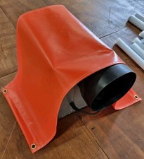 Universal BOUNCY CASTLE ELECTRIC FAN BLOWER COVER SHEET - keeps rain water out