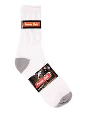POWER CLUB 4 Pack Mens Black White Color Block Athletic Quarter Socks 10-13