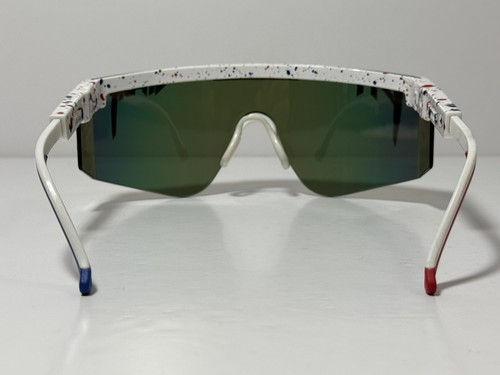 SUNGLASSES PIT VIPER THE MERIKA 2000 MULTICOLOR RED WHITE BLUE SPLATTERS - Bild 3 von 11