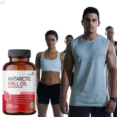 120 Caps Futurebiotics Antarctic Krill Oil Omega-3s EPA DHA Astaxanthin