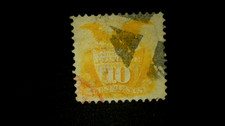 U S Stamps Scott 116 ten cent pictorial used cv 110.00