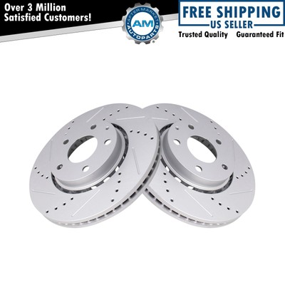 Front Brake Rotors Set For 2016-2024 Mazda CX-5