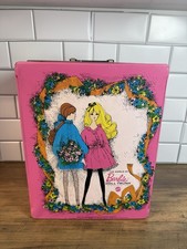 Vintage 1968 Mattel The World of Barbie Doll Trunk Case Pink Made in USA