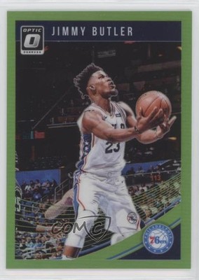2018-19 Panini Donruss Optic Lime Green Prizm 91/149 Jimmy Butler #115 06ls