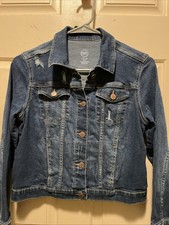 Wonder Nation Girls 10-12 Plus Denim Jacket NWOT