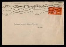 DR WHO 1934 NORWAY OFFICIAL OSLO TO SKIEN w1721