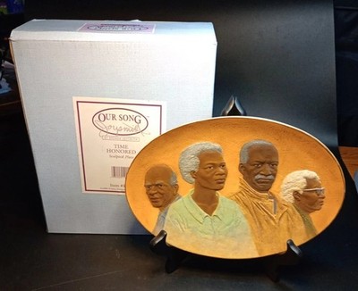 New Brenda Joysmith Decorative Plate Our Song ''Time Honored'' *Read*