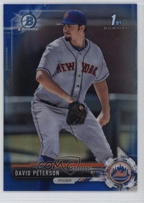 2017 Bowman Draft Chrome Blue Refractor 28/150 David Peterson #BDC-78 19ot