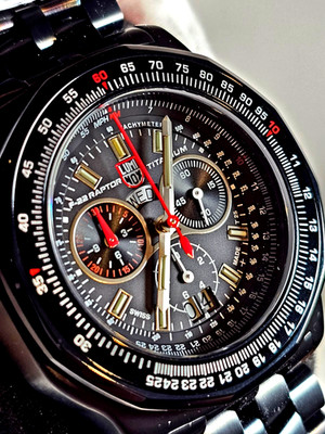 Luminox F22 Raptor 44mm All Titanium 9270 Series Pilot Watch XA.9272 Swiss Made