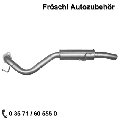 für Opel Frontera B 2.2 DTi 116PS DTH Endschalldämpfer Endtopf Auspuff Anlage a*