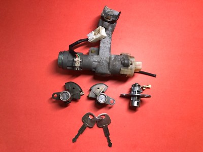 2006-2010 KIA RIO IGNITION DOOR TRUNK LOCK CYLINDER SWITCH SET 2 KEYS USED OEM!