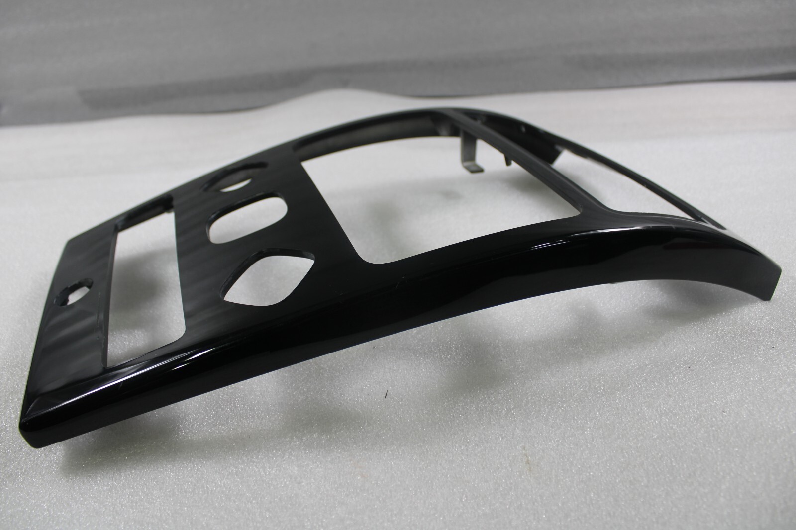 Maserati Quattroporte, Dash Radio Bezel, Black, Scratched, Used, P/N 981336680