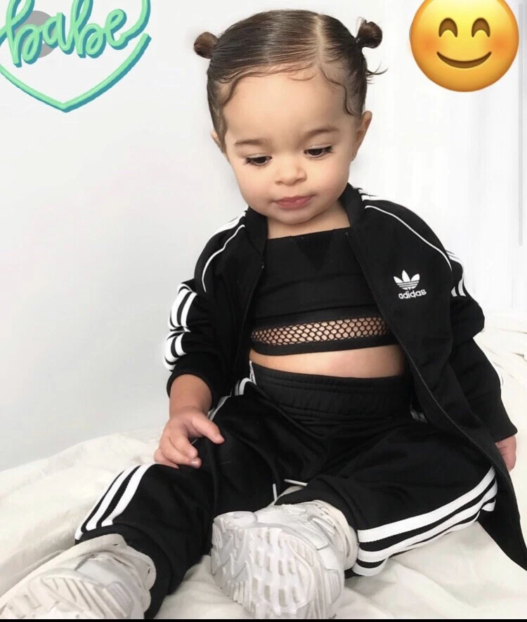 adidas Baby Girls 2-Pc. Tricot Track Jacket u0026amp; Jogger Pants Set 24  Months | eBay