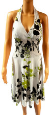 NWT Speechless Halter Floral Print Shirred Waist Partly Lined Sundress Size M