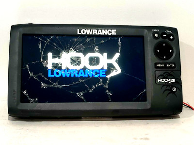 Lowrance HOOK-9 FishFinder Sonar Radar Mapping 000-12668-001 - TESTED