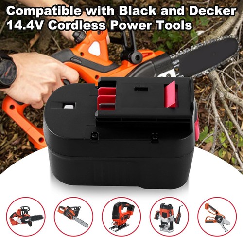 2PACK Upgraded For Black and Decker 14.4V 14.4-Volt Battery Ni-MH HPB14 FSB14 - Picture 9 of 11
