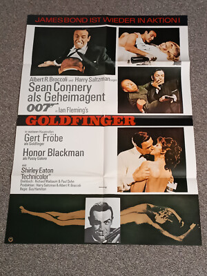 James Bond 007 - Goldfinger - Original Kinoplakat A1 - NEUWERTIG !!