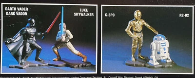 KENNER FIGURAS DE METAL STAR WARS: C-3PO, R2D2, LUKE SKYWALKER Y DARTH VADER (SFV)