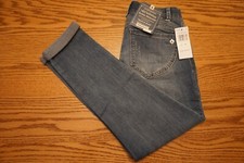 NWT WOMEN'S DEMOCRACY JEANS Size 4 "Ab"solution Ankle Skimmer Distressed