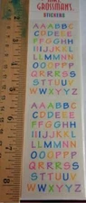 Mrs. Grossman's Stickers Alphabet Letters Scrapbooking Crafts