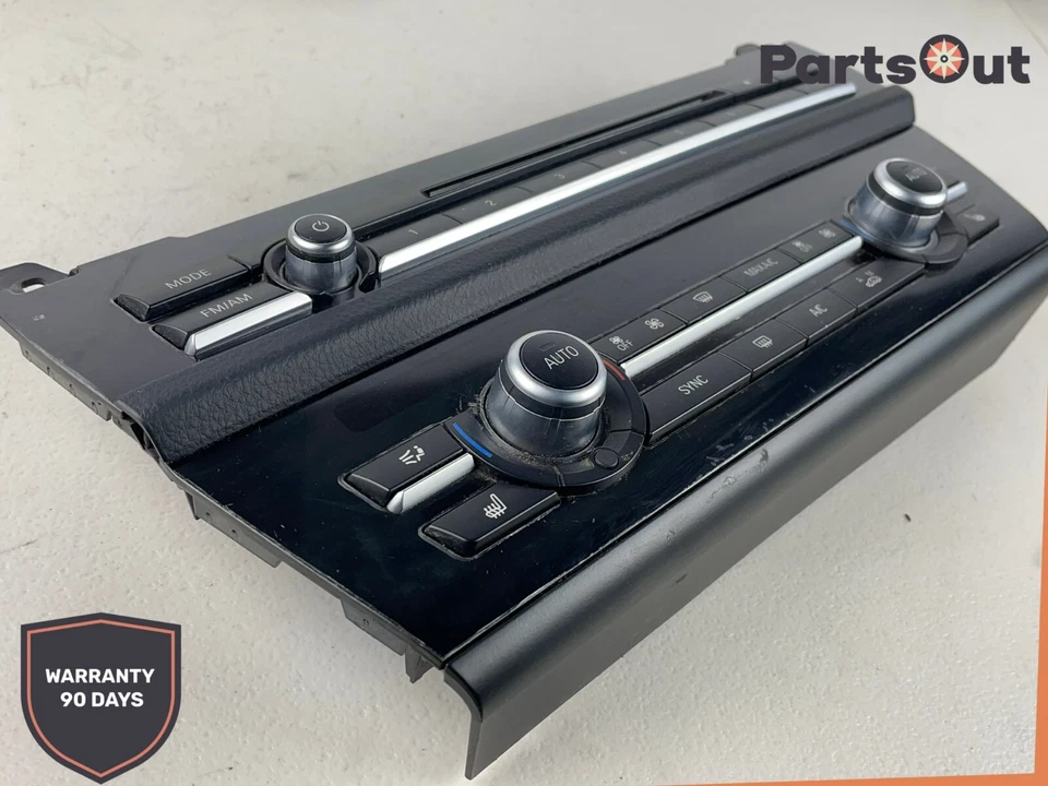 2012-2018 BMW 528i 535i 550i HEAT AC CLIMATE CONTROL 6819129 OEM - Image 3 of 4