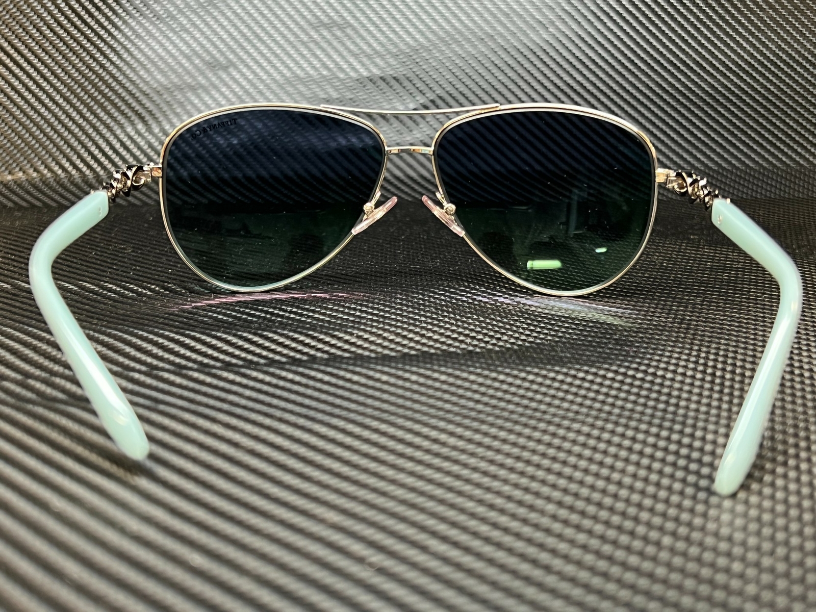 TIFFANY TF3049B 60019S Silver Blue Gradient Women's Sunglasses 58 mm