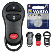 Alloggiamento chiave auto + BATTERIA adatto per Chrysler Town Voyager Cruiser Dodge
