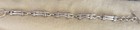 Vintage Shiny Double Twist Bar Link Chain Bracelet. Shiny!  Heavy Silver Plated. — photo 1