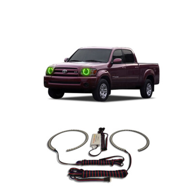 Bright Green Angel Eye Headlight Halo kit for Toyota Tundra 05-06